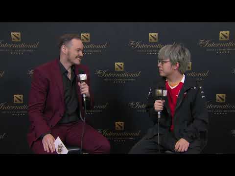 T1 Xepher interview "Mammaa, I'm in TI" after winning Lower Bracket Elimination