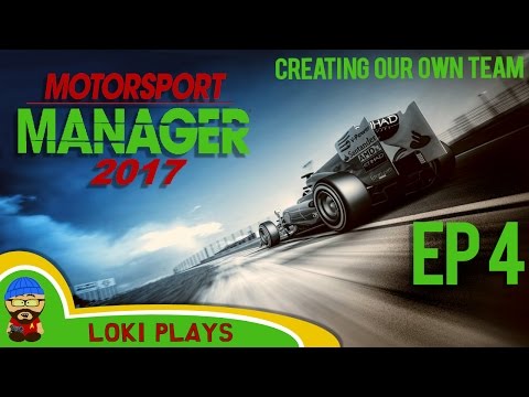 🚗🏁 Motorsport Manager PC - Lets Play EP4 - Creating our own team - F1 Manager