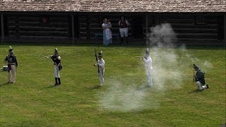 preview picture of video 'Fort Atkinson Historical Reenactment from Above (HD)'