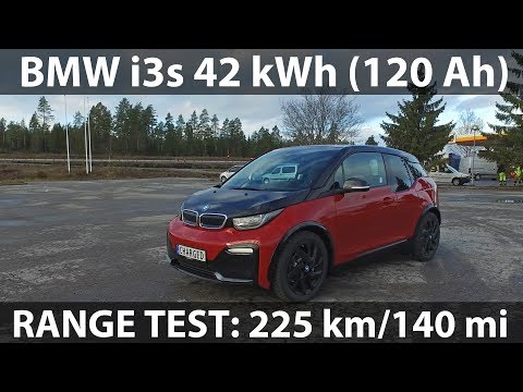 BMW i3s 120 Ah Bereiktest