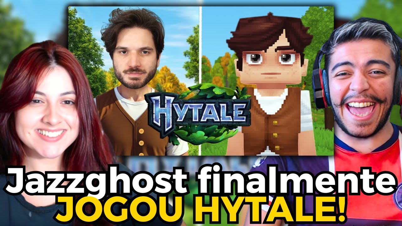 (JAZZGHOST) 7 ANOS DEPOIS, EU FINALMENTE JOGUEI HYTALE! | REACT
