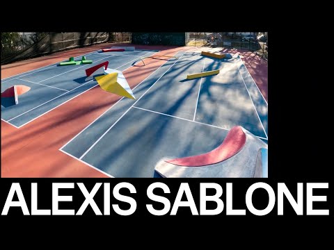 Alexis Sablone, sculptures skateables (Skatespace)