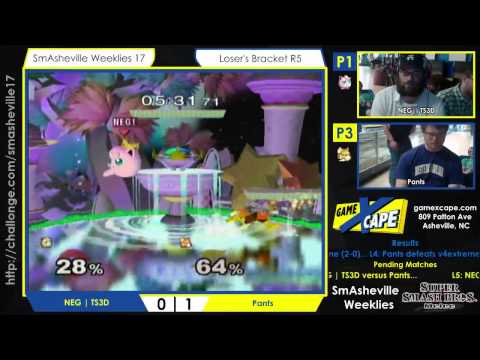 SW17 Losers' Semifinals - NEG | TS3D (Jigglypuff) vs Pants (Fox)