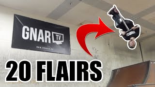 20 FLAIRS IN A ROW | GnarTV