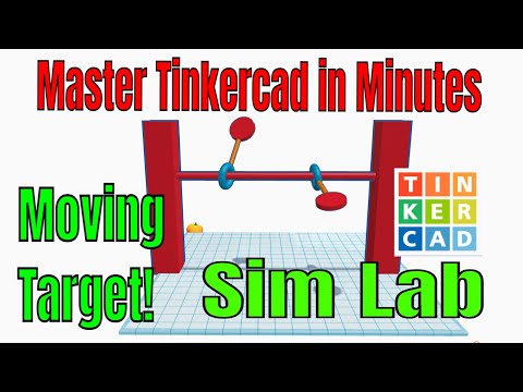 Tinkercad Sim Lab a Swinging Target for Absolute Beginners in Minutes