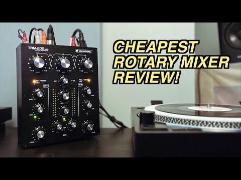 The Cheapest Rotary Mixer! - Omnitronic TRM-202 MK3 Review and Demo