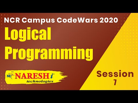 Logical Programming | Session 7 | by Mr Srinivas