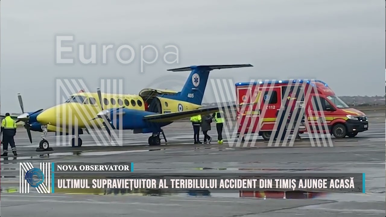 ULTIMUL SUPRAVIEȚUITOR AL TERIBILULUI ACCIDENT DIN TIMIȘ AJUNGE ACASĂ
