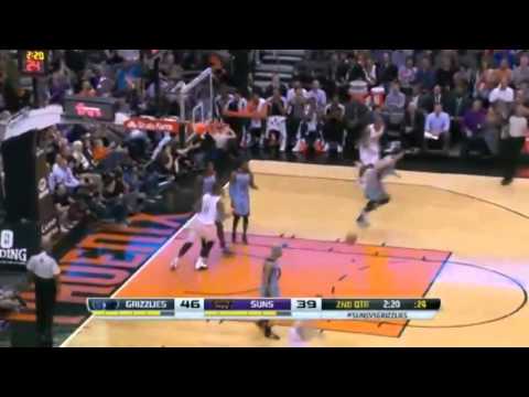 Ish Smith's DISH to Markieff Morris   Grizzlies vs Suns   January 2  2014   NBA 2013 14 Season