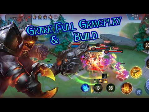 AOV | Grakk GamePlay and Build,to be a Pro