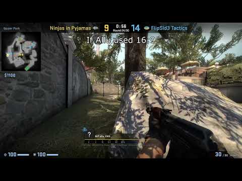 Allu 4:3 moment if he used 16:9 at ESWC 2015 Montreal