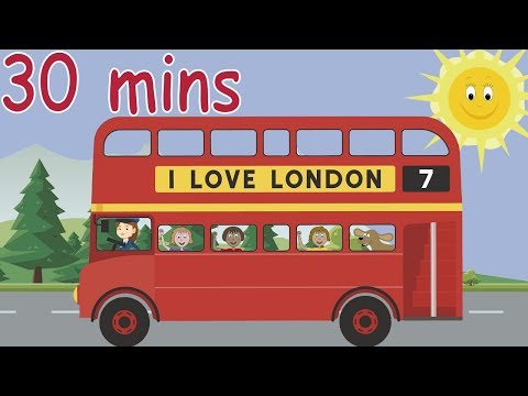 The Wheels On The Bus And Lots More Nursery Rhymes! 30 minutes!