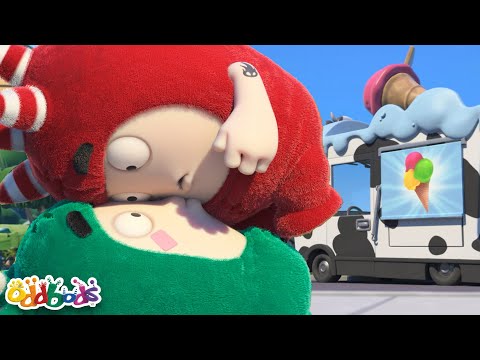 Zee & Fuse Fight for Ice Cream – But Get Banned! 🚫 | Oddbods | Kids Tv Shows