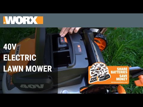 40V PowerShare Electric Lawn Mower | WORX