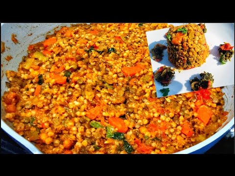The Best Vegetarian Dish | Lentils With Sorghum Grains And Chickpeas Combination
