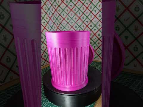 Мини-корзина для мусора с крышкой «Mini Trash Can» (3D-печатанная) - фото 1 - id-p2856806697