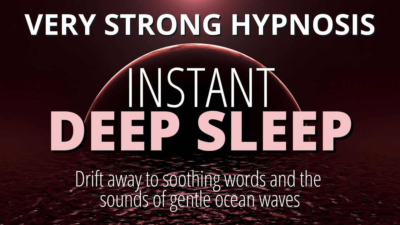 Deep Sleep Hypnosis (Very Strong) | Rapid Induction Into Sleep | Black Screen