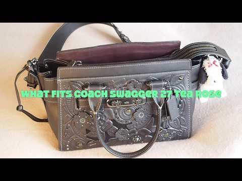 Coach Swagger 27 Tea Rose bag what fits