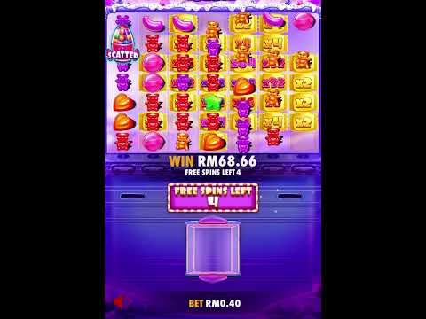 Sugar Rush Bet 0.40 win 1,277 (4000x) Pragmatic Slot T-Power