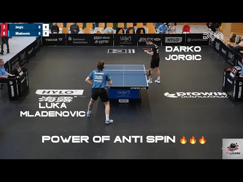 THE POWER OF ANTI SPIN 🔥🔥 | LUKA Mladenovic vs DARKO Jorgic | Bundesliga