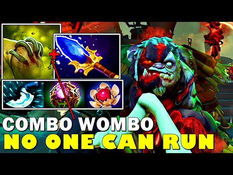 CRAZY POWER HOOK [ Pudge ] Aghanim Scepter + Rot COMBO WOMBO NO ONE CAN RUN - GAMEPLAY