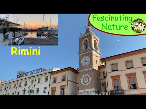 Rimini  - Romagna Riviera in Italy - 4K