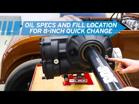 Oil specs & fill location: 8-inch racing rear // Winters Quick Change Tech