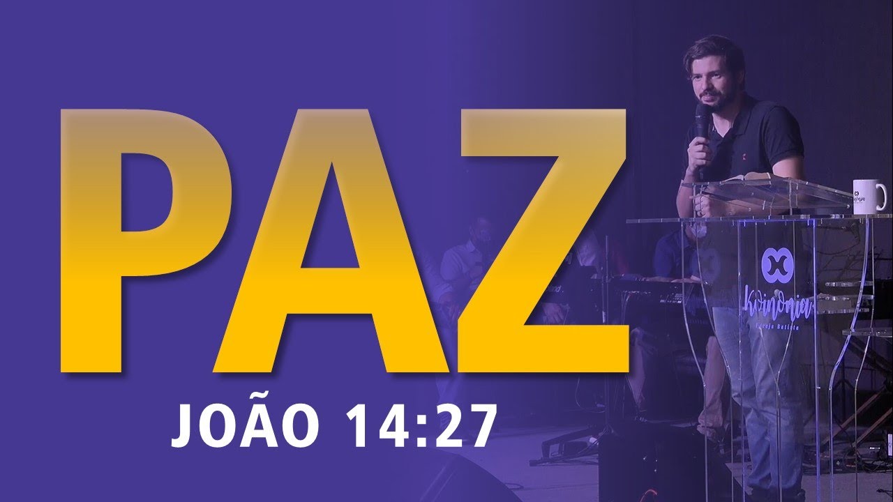 Deixo-lhes a paz; A minha paz vos dou, João 14.27 ( Pr Victor Soares )