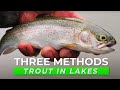 TOP 3 Trout Fishing Tactics For Lakes Ponds IN DEPTH HOW TO