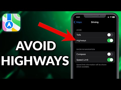 How To Avoid Highways On iPhone Maps