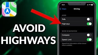 How To Avoid Highways On iPhone Maps