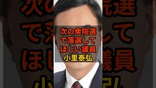 【小里泰弘】衆院選で落選して欲しい議員 #政治 #自民党    #shorts   #高市早苗    VOICE:VOX 青山龍星 VOICE:VOX Nome