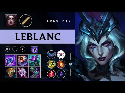 LeBlanc Mid vs Pantheon - KR Diamond Patch 26.01