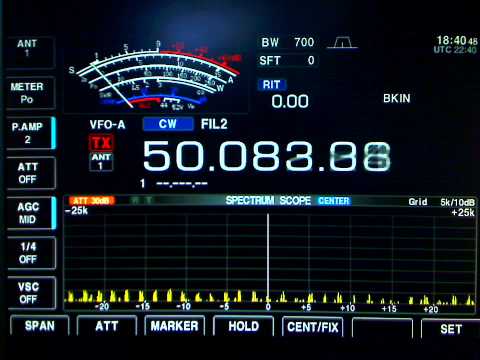 LA8HGA + LA8AJA + LA8AV all on CW - 6m Sporadic Es  (June 11, 2010) - HD Format