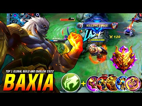 BAXIA HYPER + JUNGLE EMBLEM = SUPER STRONG AND CARRY THE GAME 🔥 | MLBB✓