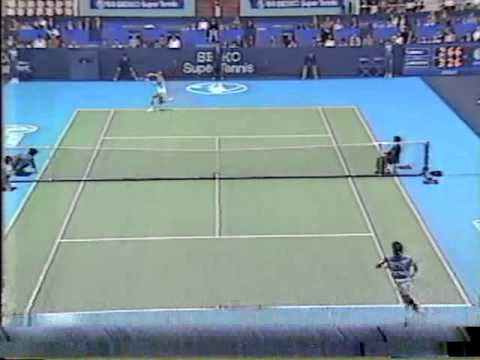 1989 SEIKO SUPER TENNIS Edberg vs Krickstein
