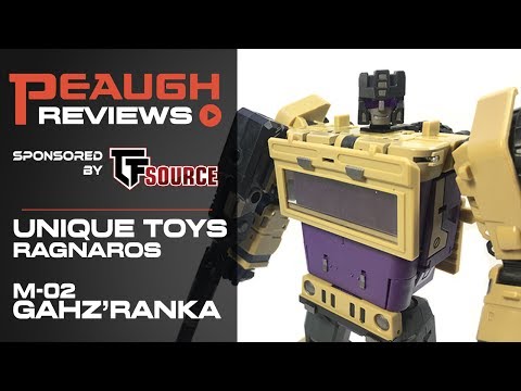 Video Review: Unique Toys Ragnaros - M-02 GAHZ'RANKA