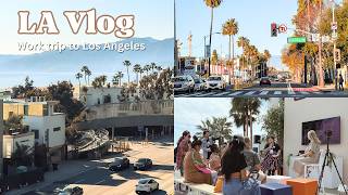 LA Vlog 🌴Travelling to Los Angeles for a Work Trip 🧳Events & Exploring!