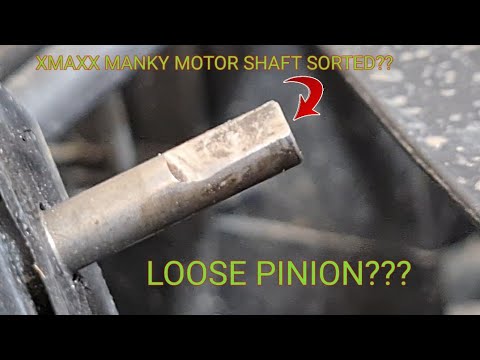 TRAXXAS X-MAXX PINION PROBLEM? Pinion keep coming loose? HOW TO SORT IT!