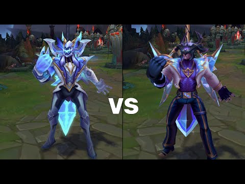 DRX Aatrox vs Prestige DRX Aatrox | Skin Comparison | LoL