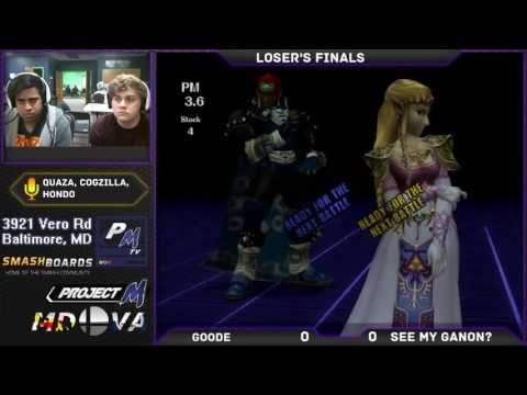Project M @ Xanadu 11/28/16 Losers Finals - Goode (Zelda) vs See My Ganon (Ganondorf)