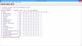 4.3.11 Healthcare Costs - Video 6: Claims Data in R