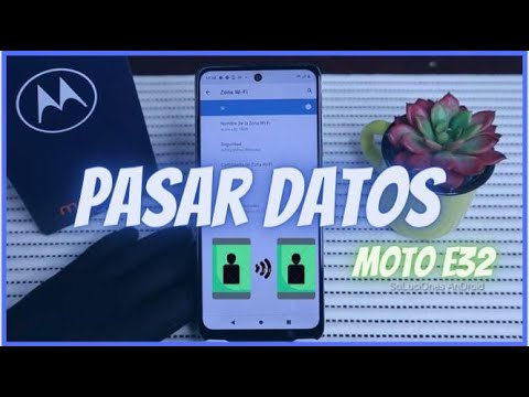 MOTO E32 Como compartir datos