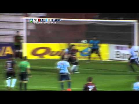 Gol de Bértoli. Patronato 1 - Gimnasia (J) 0. Fecha 24. Primera B Nacional 2015. FPT.