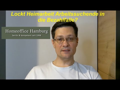 Werden Arbeitssuchende mit Heimarbeit in die Bezahlfalle gelockt?