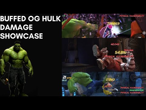 Buffed Hulk damage showcase| Marvel contest of champions
