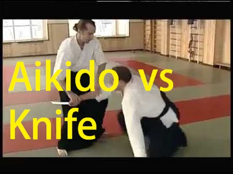 Defense against a knife attack - Aikido against knife