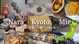 【一時帰国Vlog】予定を詰め込む帰省🍴✨/近隣の県に日帰り観光🌱/#オムライス #奈良 #三重 #宇治　#一時帰国 #日帰り #東海道五十三次 #関宿 #奈良市 