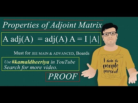 image-What are the properties of adjoint of a matrix?