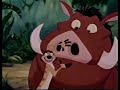 The Lion King 1994 Timon And Pumbaa Tv Spot 31st Anniversary Special